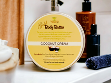 Load image into Gallery viewer, (COCONUT CREAM) GOLD BODY BUTTER