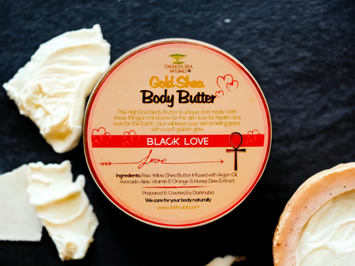(BLACK LOVE) GOLD BODY BUTTERS (customize)