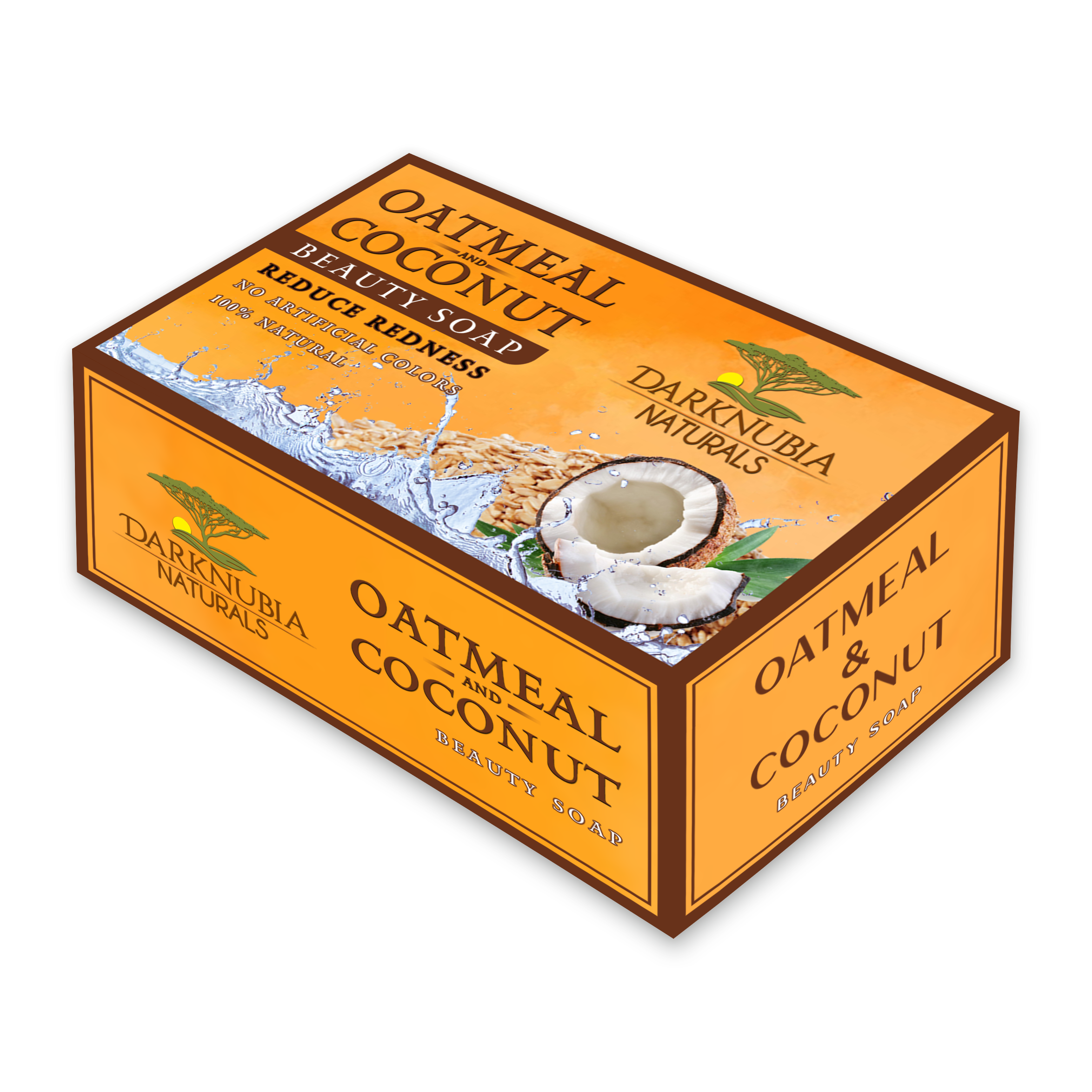 coconut & oatmeal soap bar