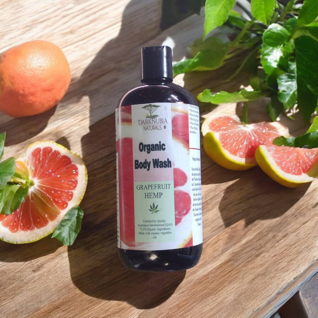 Grapefruit & Hemp Organic bodywash 500ml