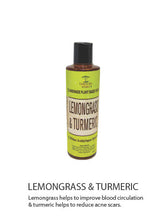 Load image into Gallery viewer, LEMONGRASS &amp; TURMERIC BODY WASH (12)