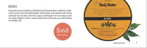 (KUSH) GOLD BODY BUTTERS (12)