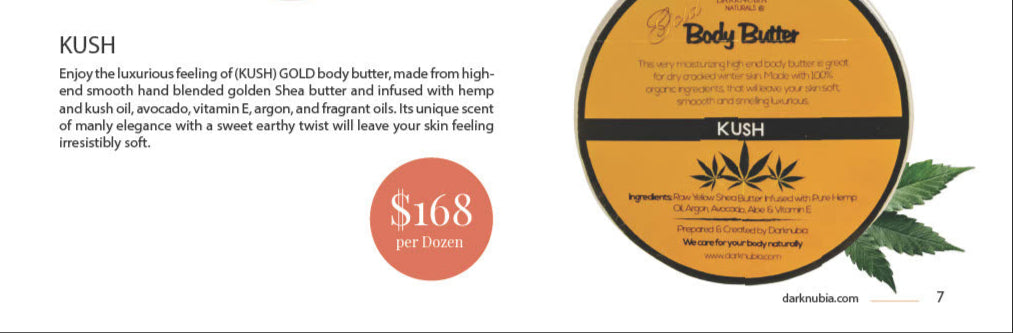 (KUSH) GOLD BODY BUTTERS (12)