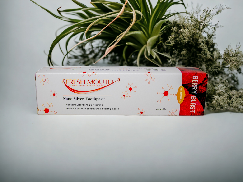 NANO SILVER TOOOTHPASTE (elder berry flavor)