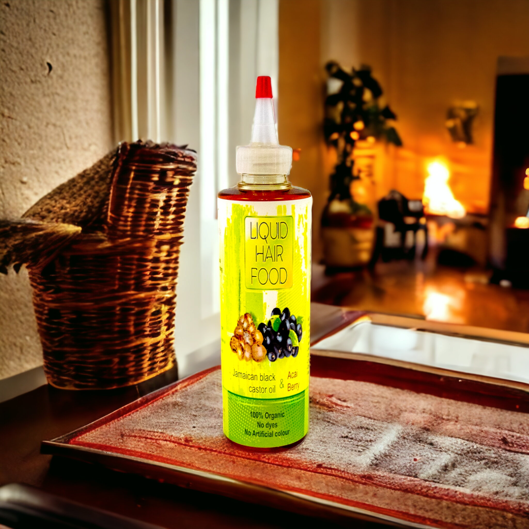 JAMAICAN BLACK CASTOR OIL & ACAI BERRY HAIR FOOD 100ml
