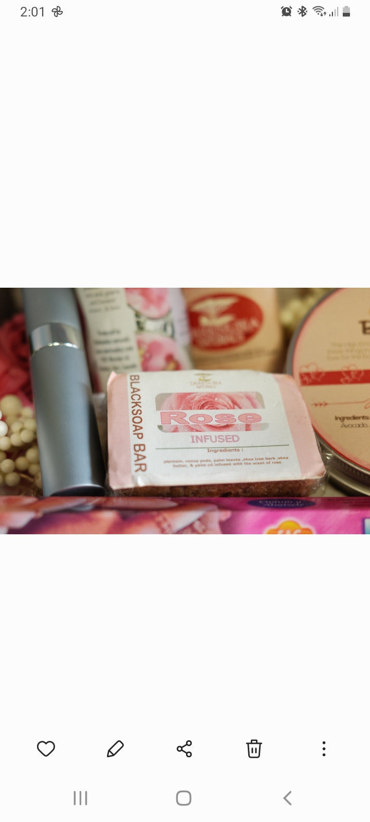 Blacklove body care giftbox