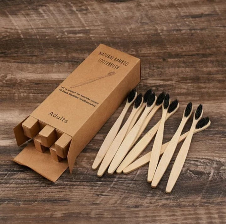 1 Biodegradable bamboo toothbrush