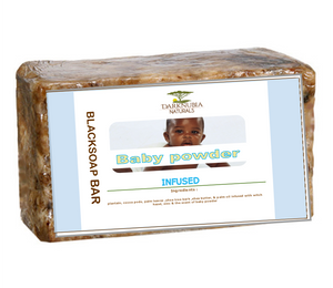 baby infused blacksoap bar 180g