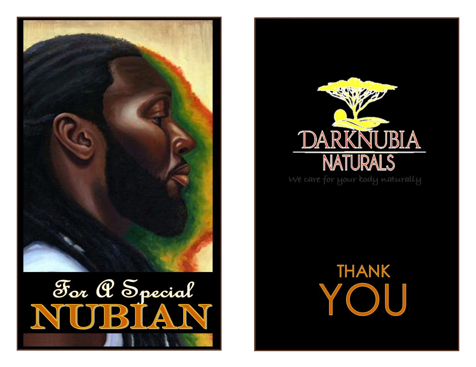 black king greeting card