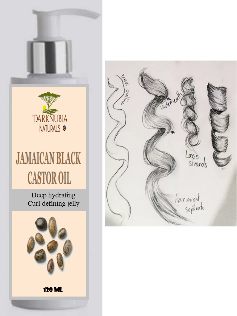 Jamaican black castor oil curl jelly