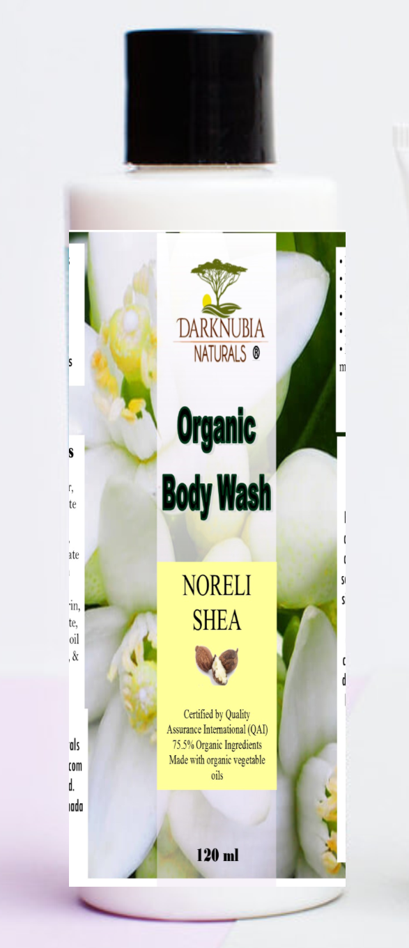 noreli shea organic bodywash 120ml