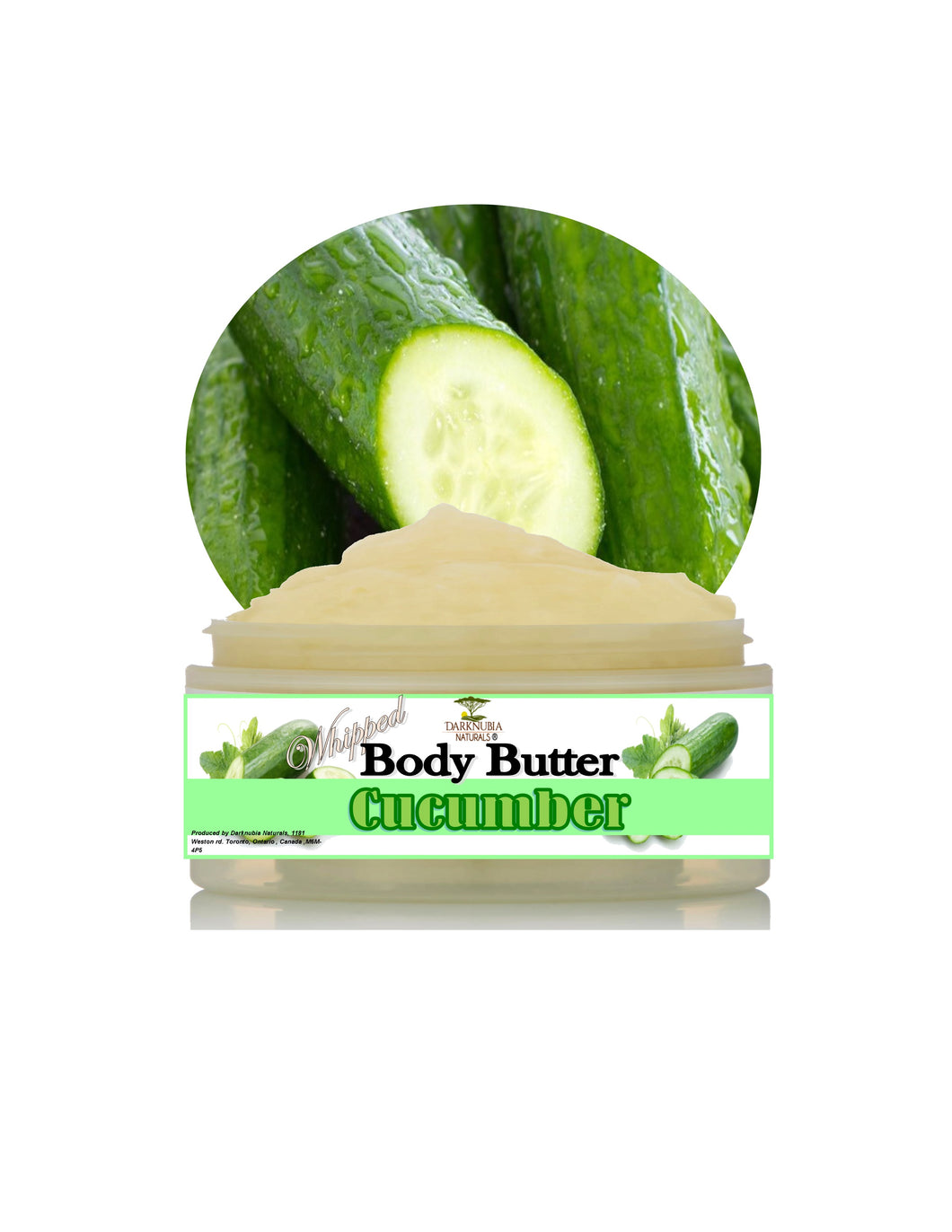 cucumber whipped body butter 250 ml