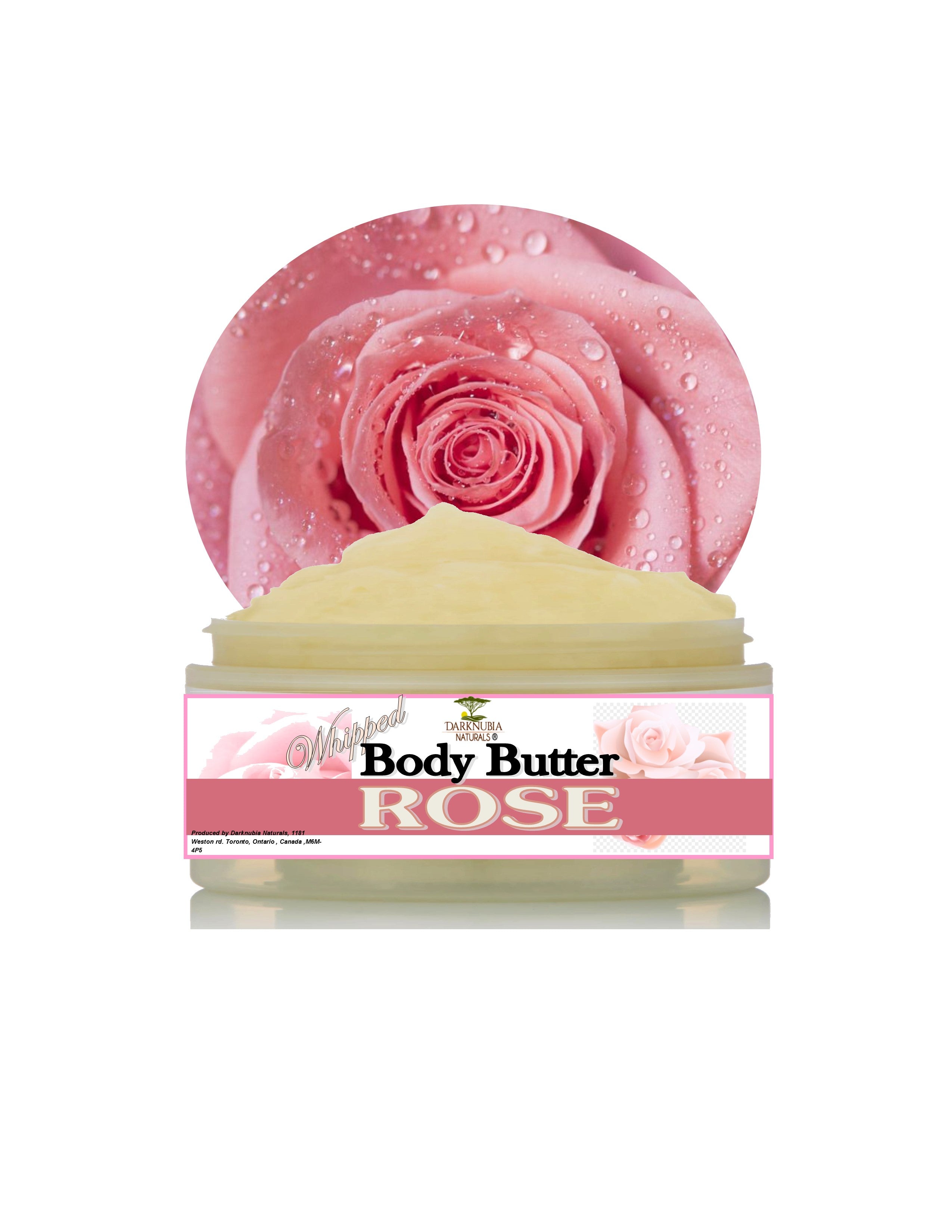 Rose whipped body butter 250 ml